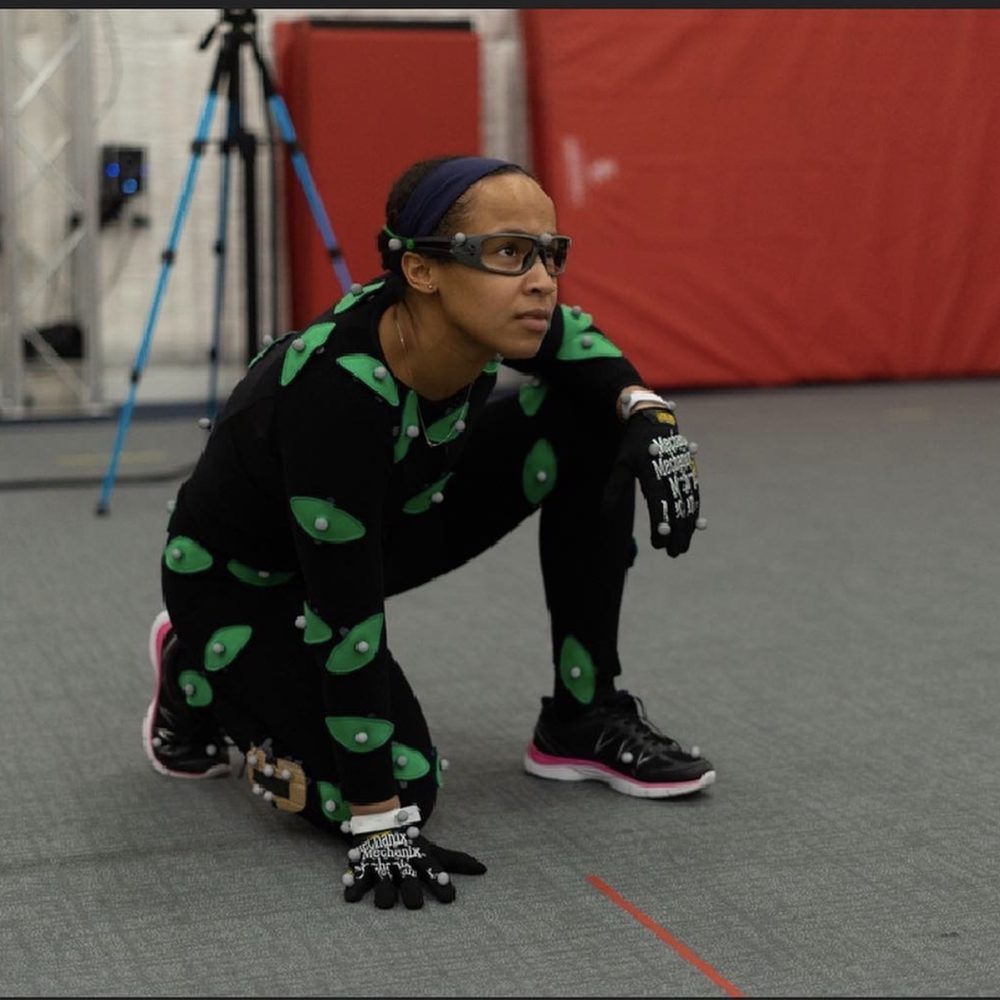 Cynthia Navarro performance capture session