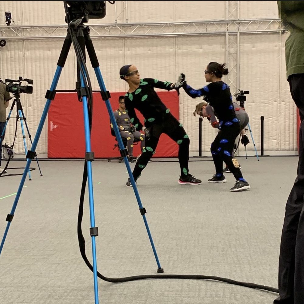 Cynthia Navarro motion capture action pose